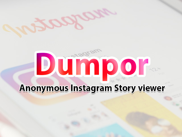 Dumpor Delve – Peek into Instagram Stories Anonymously
